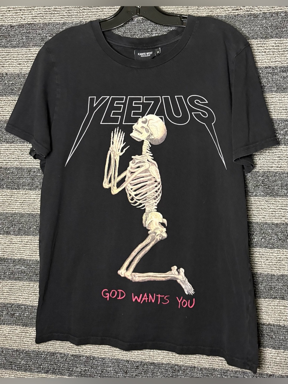Kanye West 2013 Yeezus Tour Black T-Shirt Men’s Medium EUC